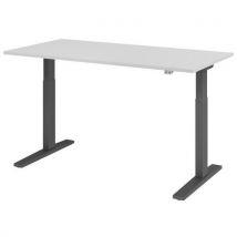 Bureau Électrique Série Xmka 160cm Gris/anthra,