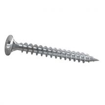 500 Pièces Vis Vba Ft - Torx - Blanc Bte De 500 - 3 Mm X 13 Mm,