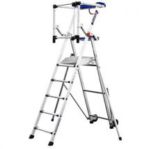 Duarib - Plateforme Roulante Perform 5 Marches - Avec Stabilisateurs,