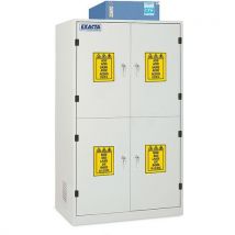 Sicherheitshochschrank Mit 4 Massiven Türen - 4 Fächer,