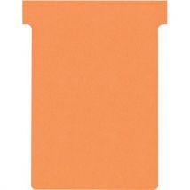 100 Stücke T-karten Nobo Kartengröße 3 Orange,