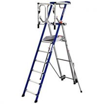 Feststeh. Plattform F6 Ultim, 6 Stufen, Arbeitshöhe 3,45 M,