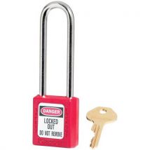 6 Pièces Cadenas De Consignation - Anse Acier Haute - Rouge, - Master Lock