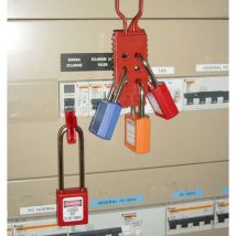 6 Pièces Cadenas De Consignation - Anse Acier Haute - Rouge,