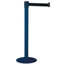 2 Pièces Poteau À Sangle Noire Sur Socle Paceo - 3 M - Bleu,