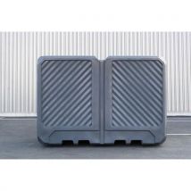 Box De Rétention Plastique Pour 2 Ibc 1000l Ou 8 Fûts 200l,