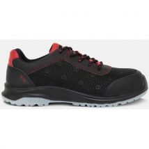 Sicherheits-sneaker S3s Rallye, Schwarz/rot - Gr. 46,