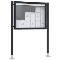 Vitrine D'affichage - Premium Tn11 - 21 Feuilles - Aluminium,