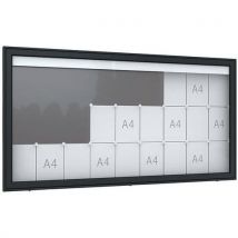 Vitrine D'affichage - Premium Tn12- 27 Feuilles - Anthracite,