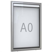 Vitrine D'affichage Premium Tn400 - A0 Portrait - Aluminium,