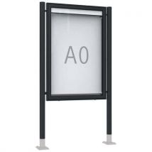 Schaukasten Premium Tn26, 30 Blatt, Aluminium,