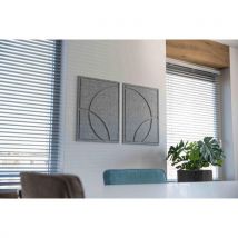 Tableau Acoustique - 60 X 80 Cm - Dessin Géométrique,