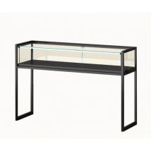 Vitrine Exposition Sur Pieds - 150 X 45 X 95 Cm Noir,