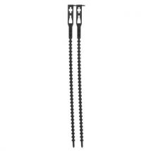 1000 Stücke Geriffelter Kabelbinder Ls 171 - Schwarz, - CEP