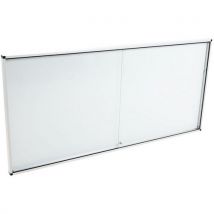 Vitrine Intérieur 2 Portes Manutan 132.4x96.7cm Blanc,