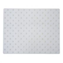Viso - Dalle Podotactile Clous Caoutchouc Blanc,