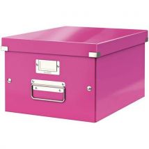 Leitz click & store medium box - pink