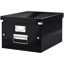Leitz click & store cube medium box - black