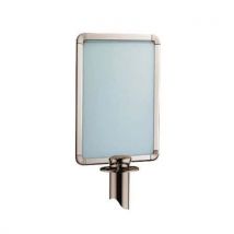 Beltrac a4 display board for post - chrome plated