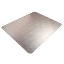 Rectang. Floor protector mat 116x150 cm polycarb hard floor