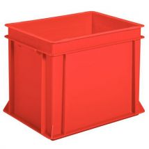 175-l bin solid walls red lxwxh = 800x600x425 mm