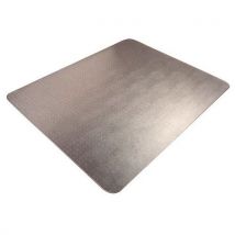 Rectangular floor protector mat 116x134 cm polycarb carpet