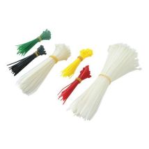 Assorted barrel of 400 cable ties - faithfull