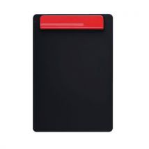 Single clipboard mat.:plastic col.:black;red