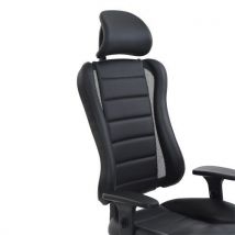 Hornbill ergonomic office chair with headrest black
