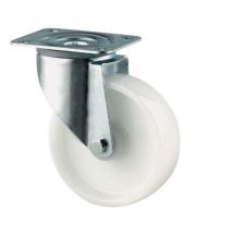 Nylon swivel castor capacity: 250 kg overall height: 155 mm