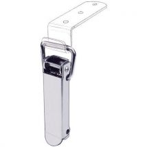 Lever latch cannot be padlocked zinc-plated steel