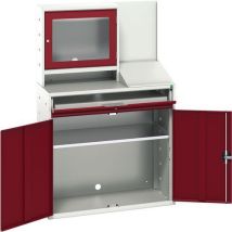 Bott - Red verso computer workstation enclosd top 1650x1050x550mm
