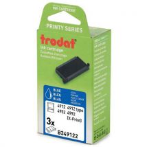 Replacement ink pads 6/4912 - blue ink - trodat