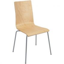 Wooden four leg breakout chair