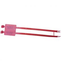 Lorry security seal polypropylene red