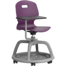 Antimicrobial mobile chair+tablet - purple - arc community