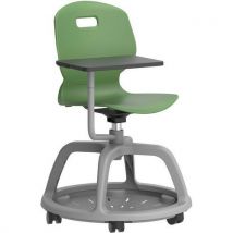 Antimicrobial mobile chair+tablet - green - arc community