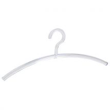 White plastic hanger