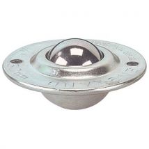 Ball transfer unit flanged stainless steel diam=32 mm cap.=125 kg