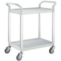 2-shelf trolley 808e-3 grey 76x53x20