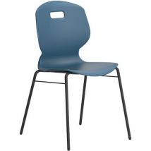 Antimicrobial chair - blue - braced leg size 6 - arc 4