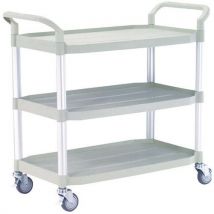 3-shelf trolley 808la-3 grey 99x61x28