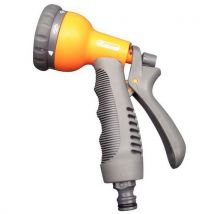 Soft touch plastic multi-jet watering gun