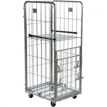 500kg Capacity Drop Gate Demountable Roll Container1815x715x800mm