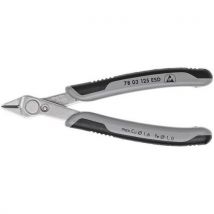 Sheathed flush cut pliers esd bi-material 125 mm