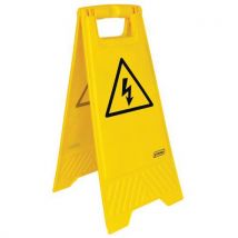 Warning stand danger electricity