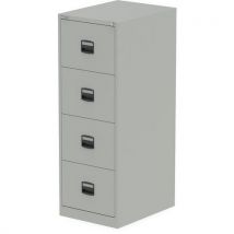 4 drawer filing cabinet-grey hxwxd 132.1x45.8x62.2cm bisley