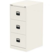 3 drawer filing cabinet -white hxwxd 101.6x47x62.2 cm bisley