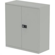 1 shelf stationery cupboard - grey - wxd 91.4x40 cm -bisley