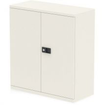 1 shelf stationery cupboard - white - wxd 91.4x40 cm -bisley
